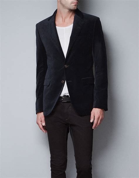 zara blue velvet blazer.